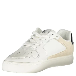 White Polyester Sneaker