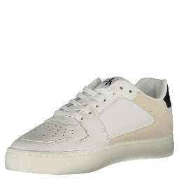 White Polyester Sneaker