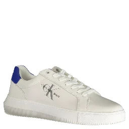 White Polyester Sneaker