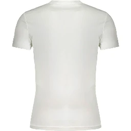 تي شيرت قطني أبيض