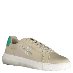 Beige Polyester Sneaker