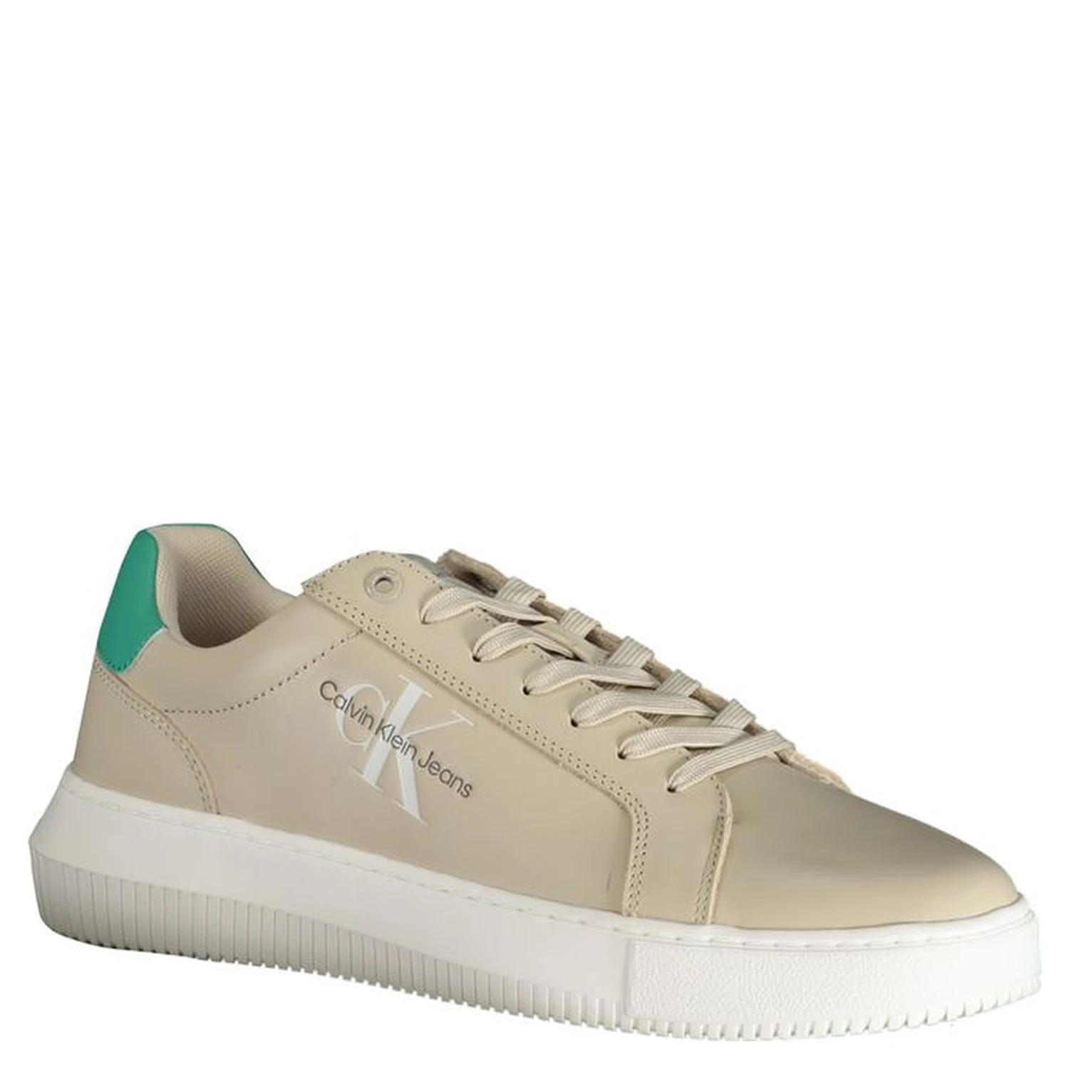 Beige Polyester Sneaker