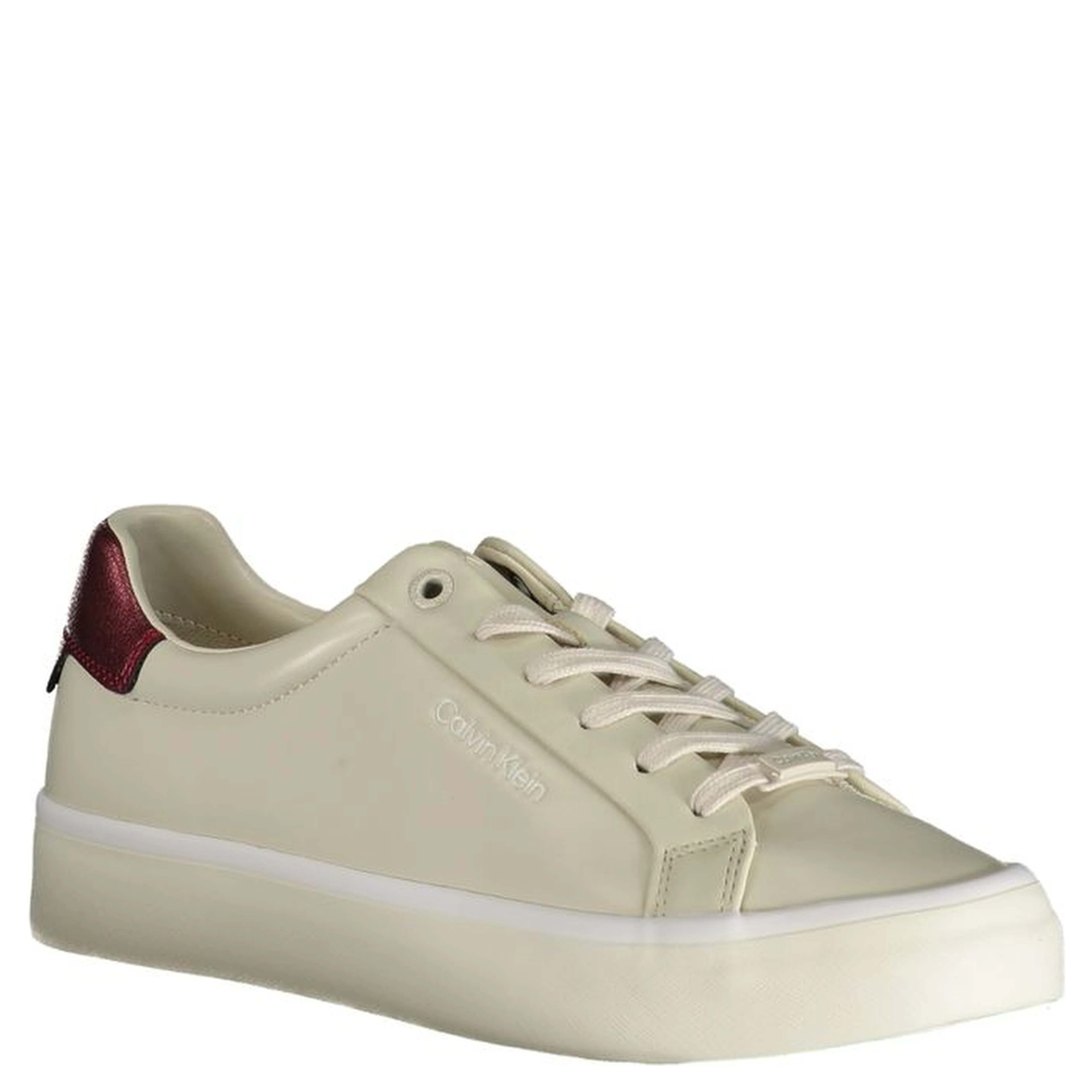 Beige Polyester Sneaker