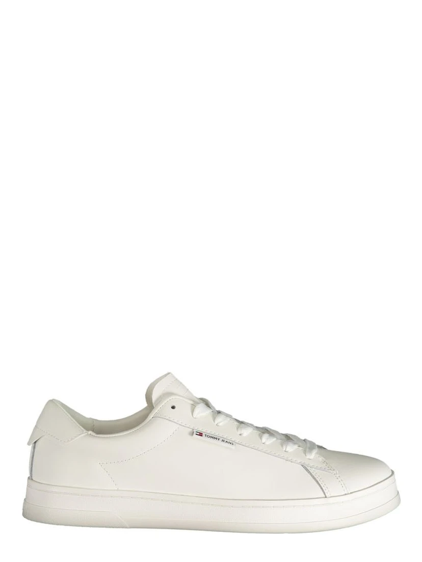 White Polyester Sneaker