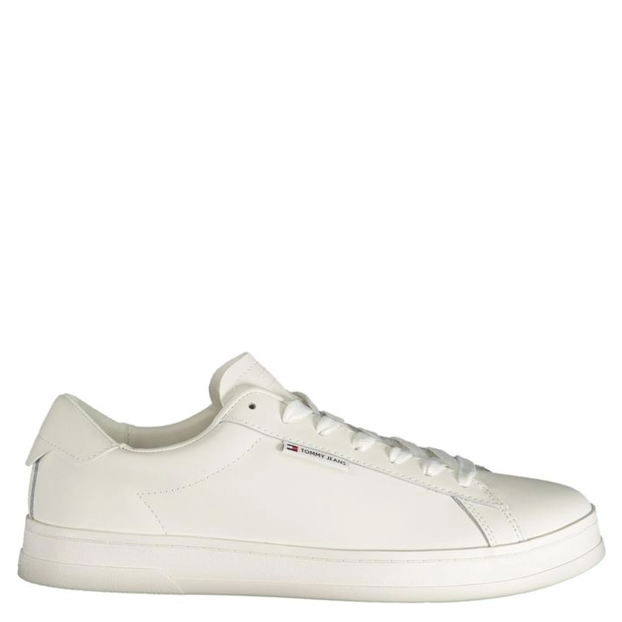 White Polyester Sneaker