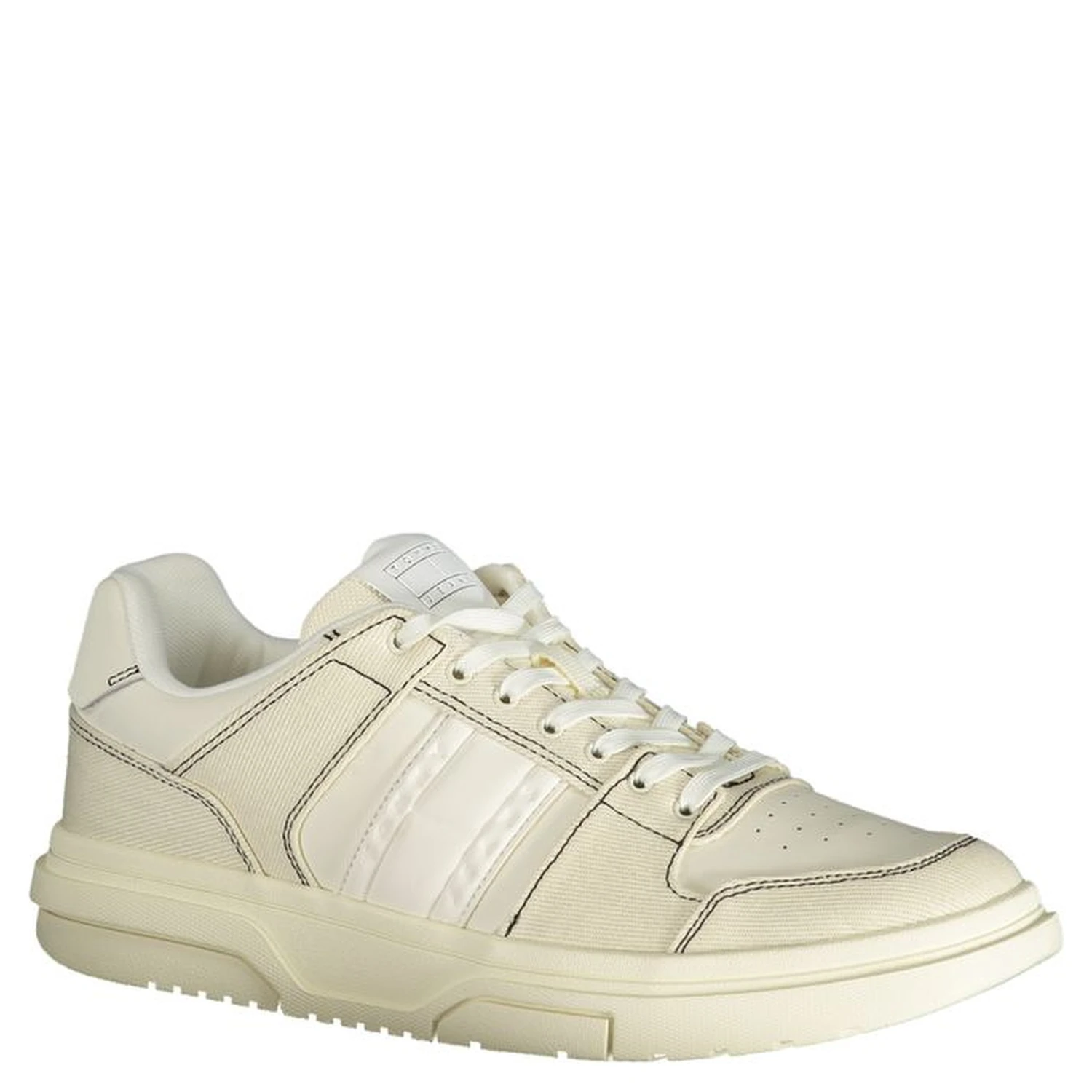 White Polyester Sneaker