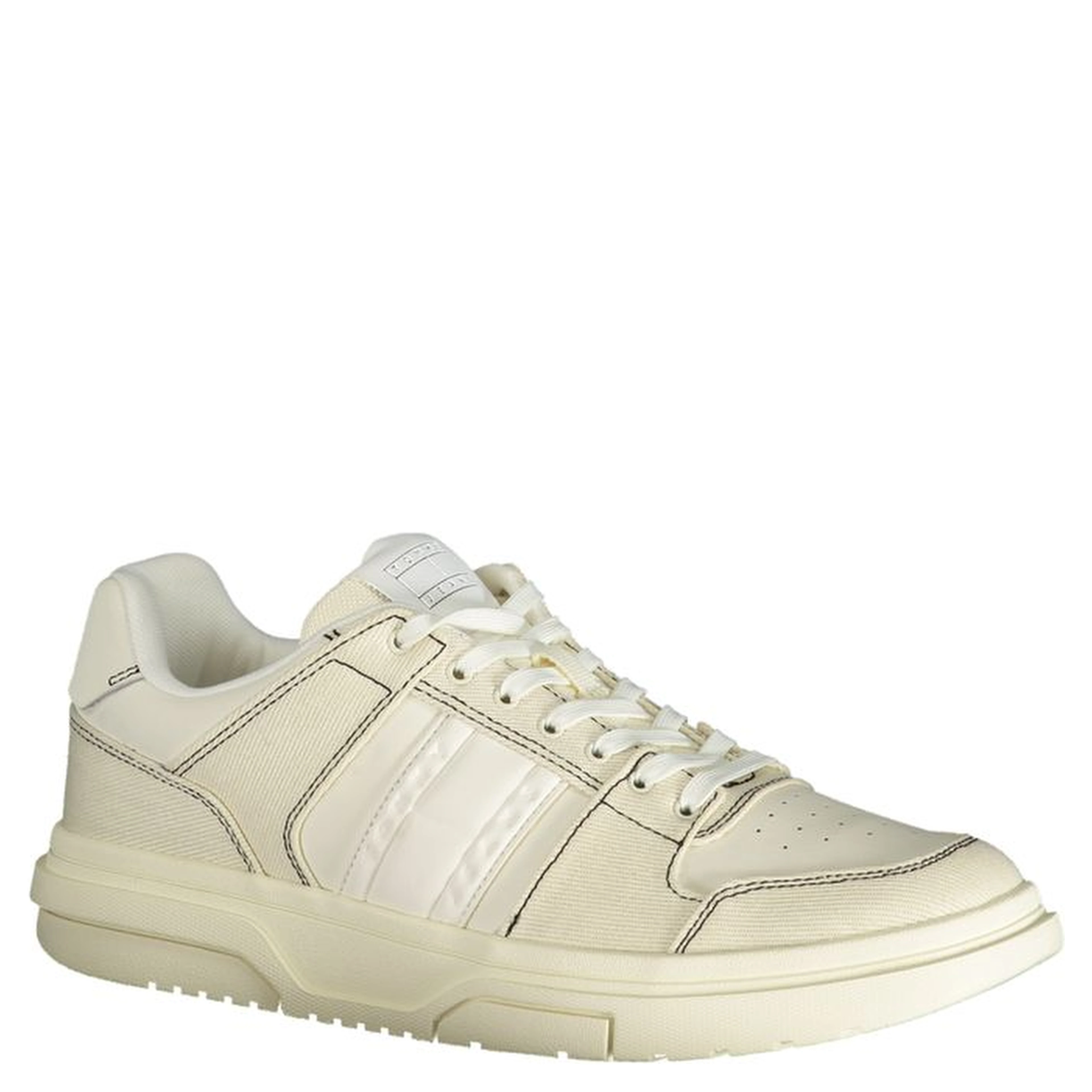 White Polyester Sneaker