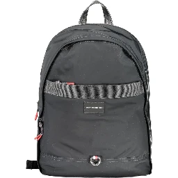Black Polyester Backpack