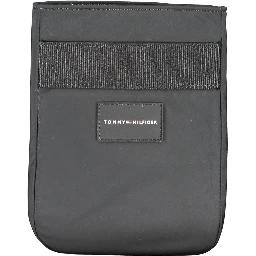 Black Polyester Shoulder Bag