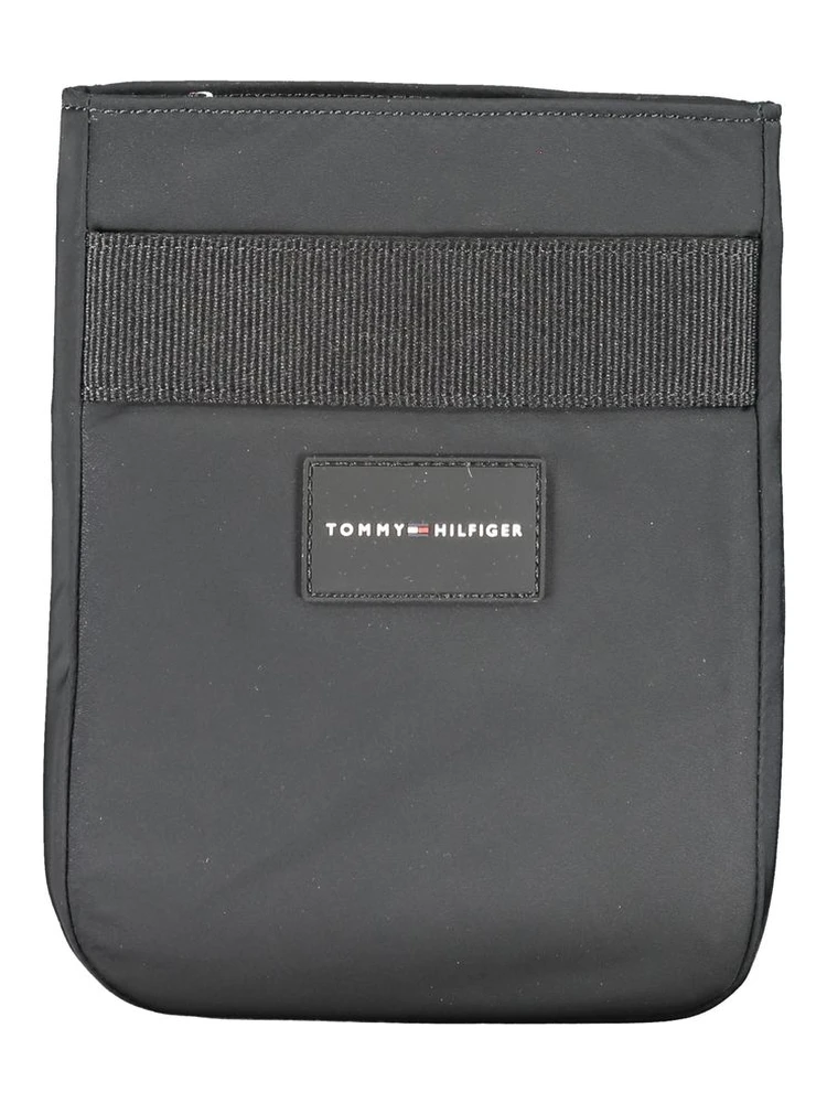 Black Polyester Shoulder Bag