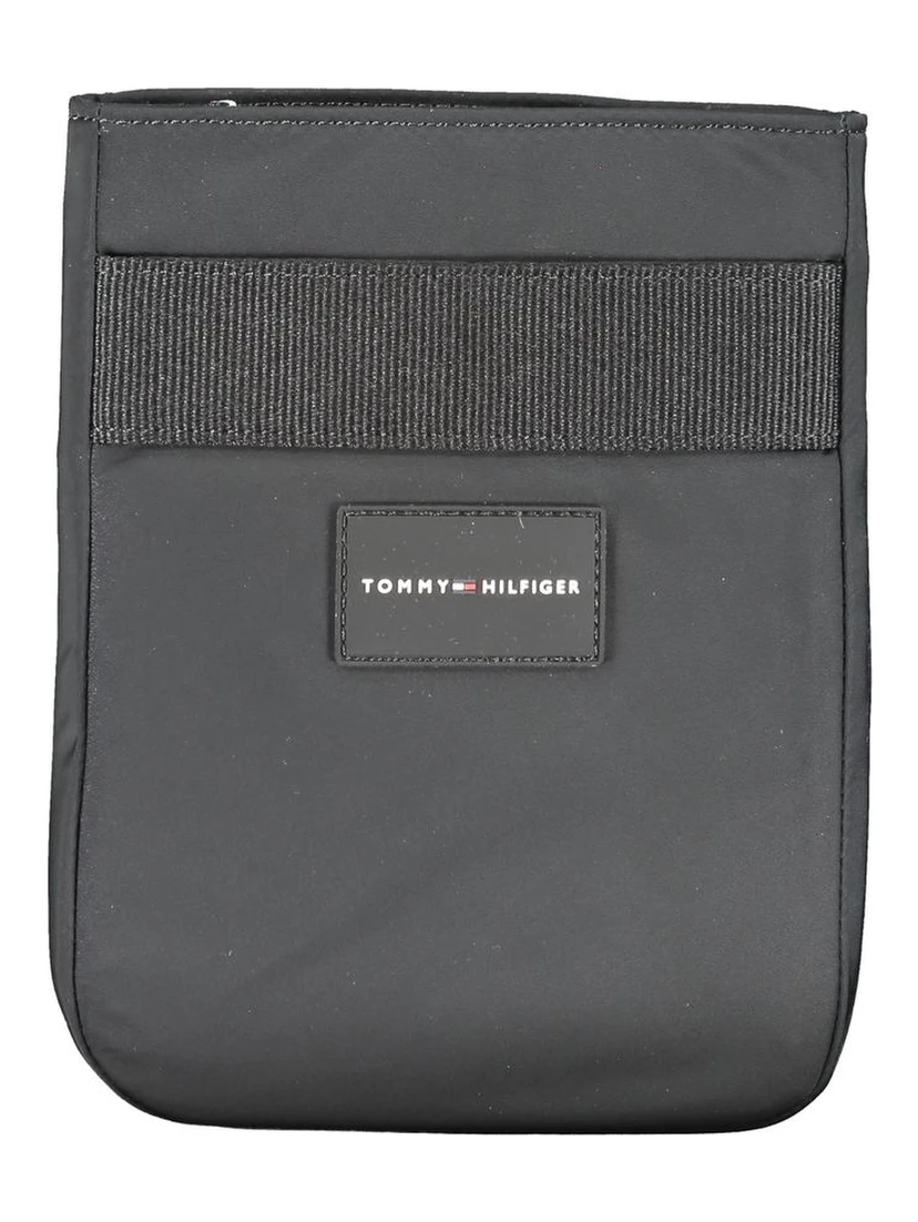 Black Polyester Shoulder Bag