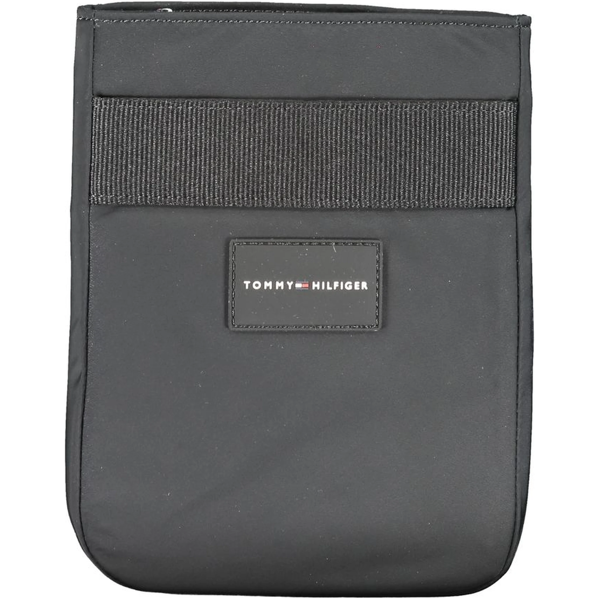 Black Polyester Shoulder Bag