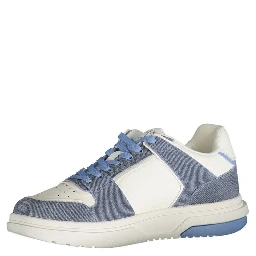 Blue Polyester Sneaker