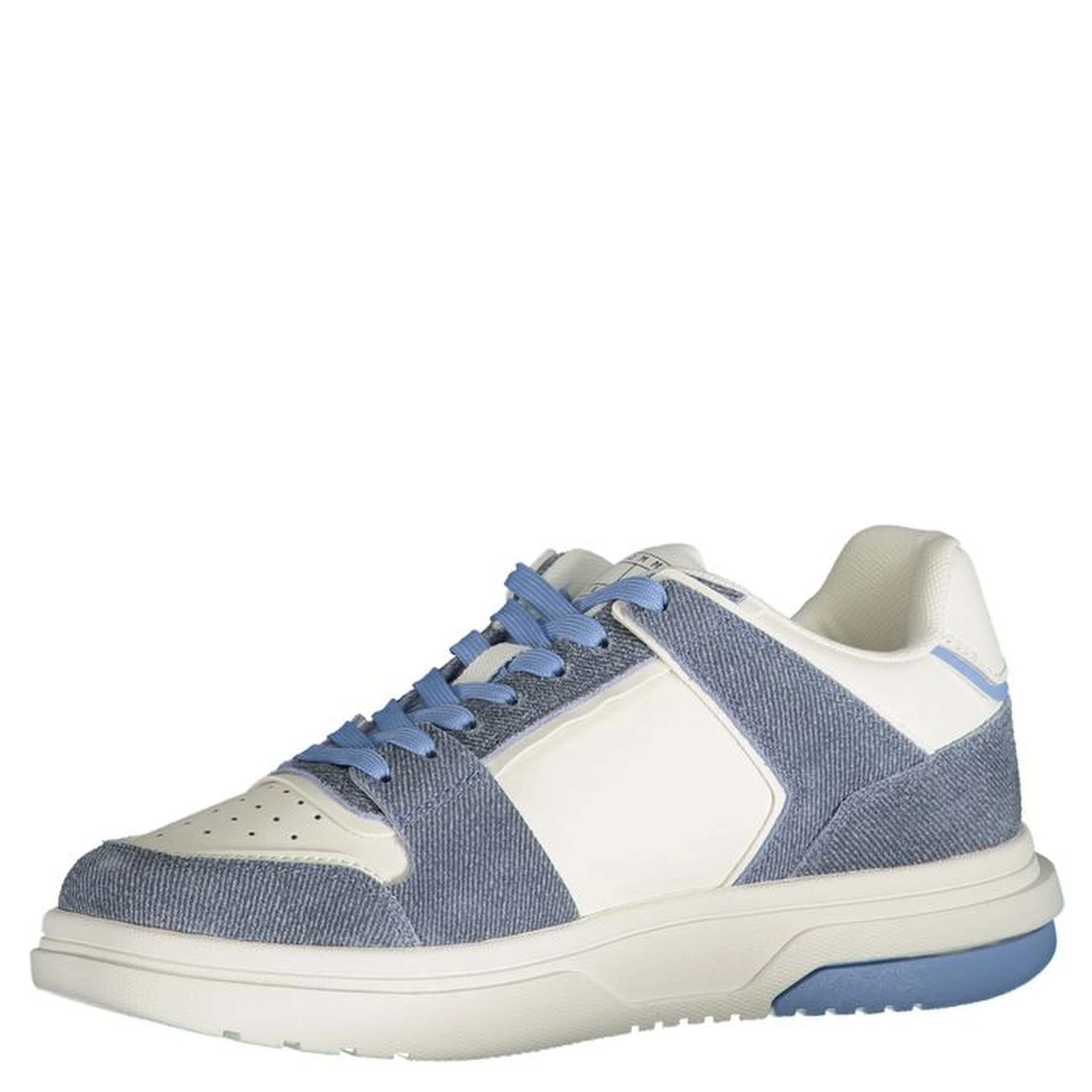 Blue Polyester Sneaker