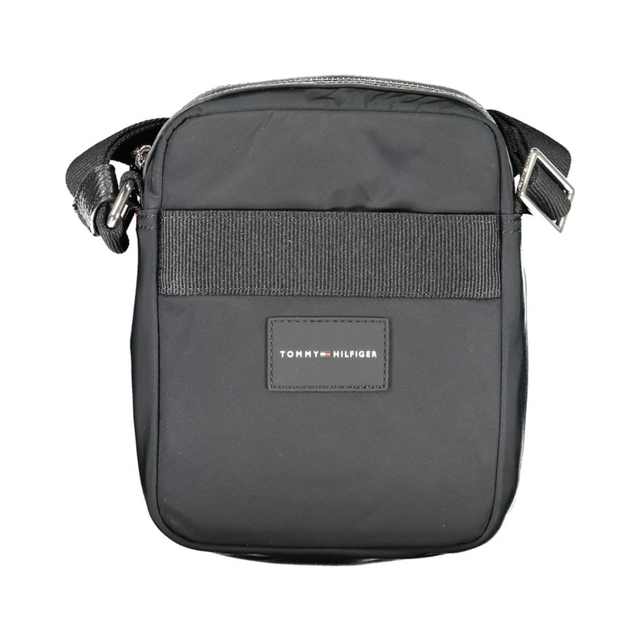 Black Polyester Shoulder Bag