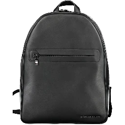Black Polyester Backpack