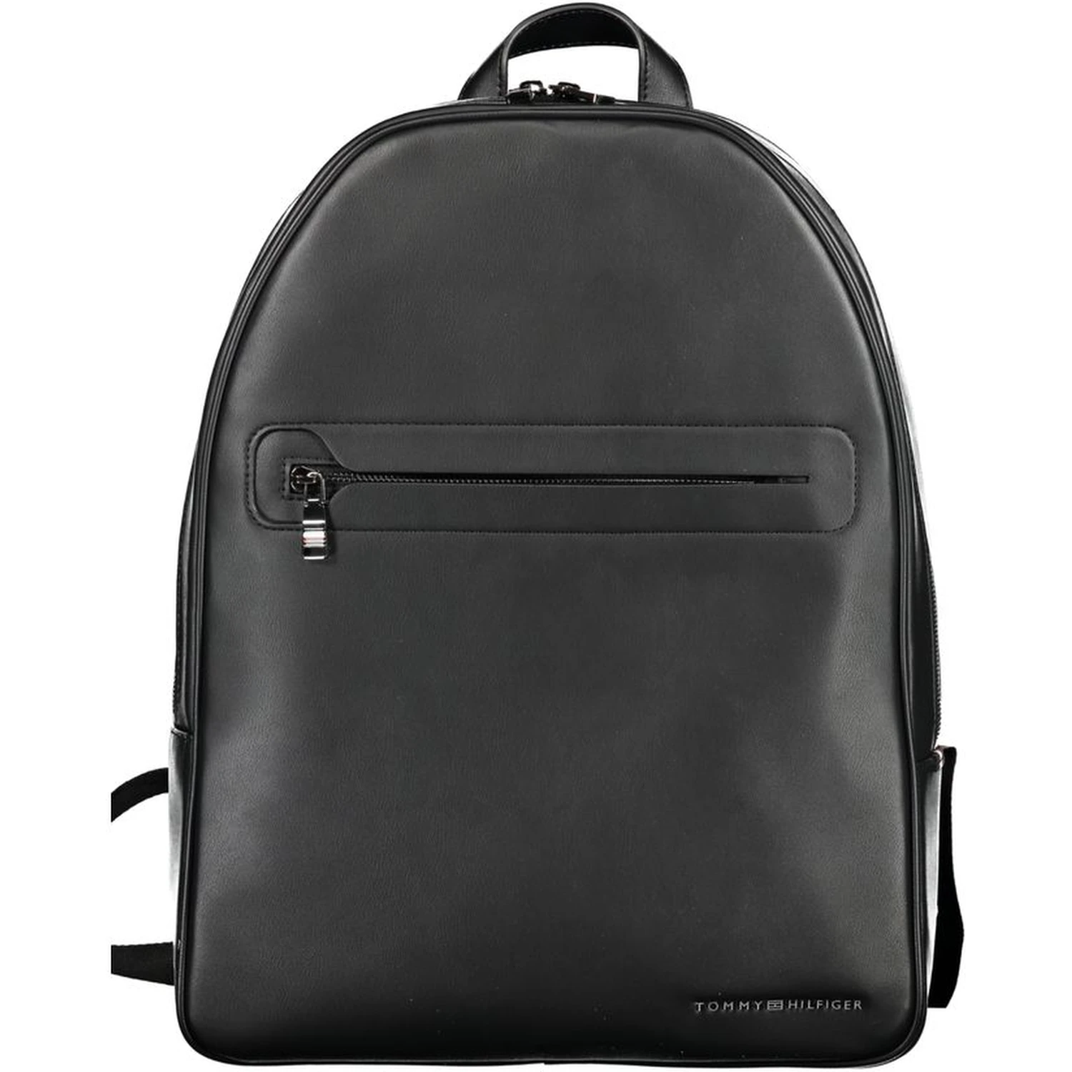 Black Polyester Backpack