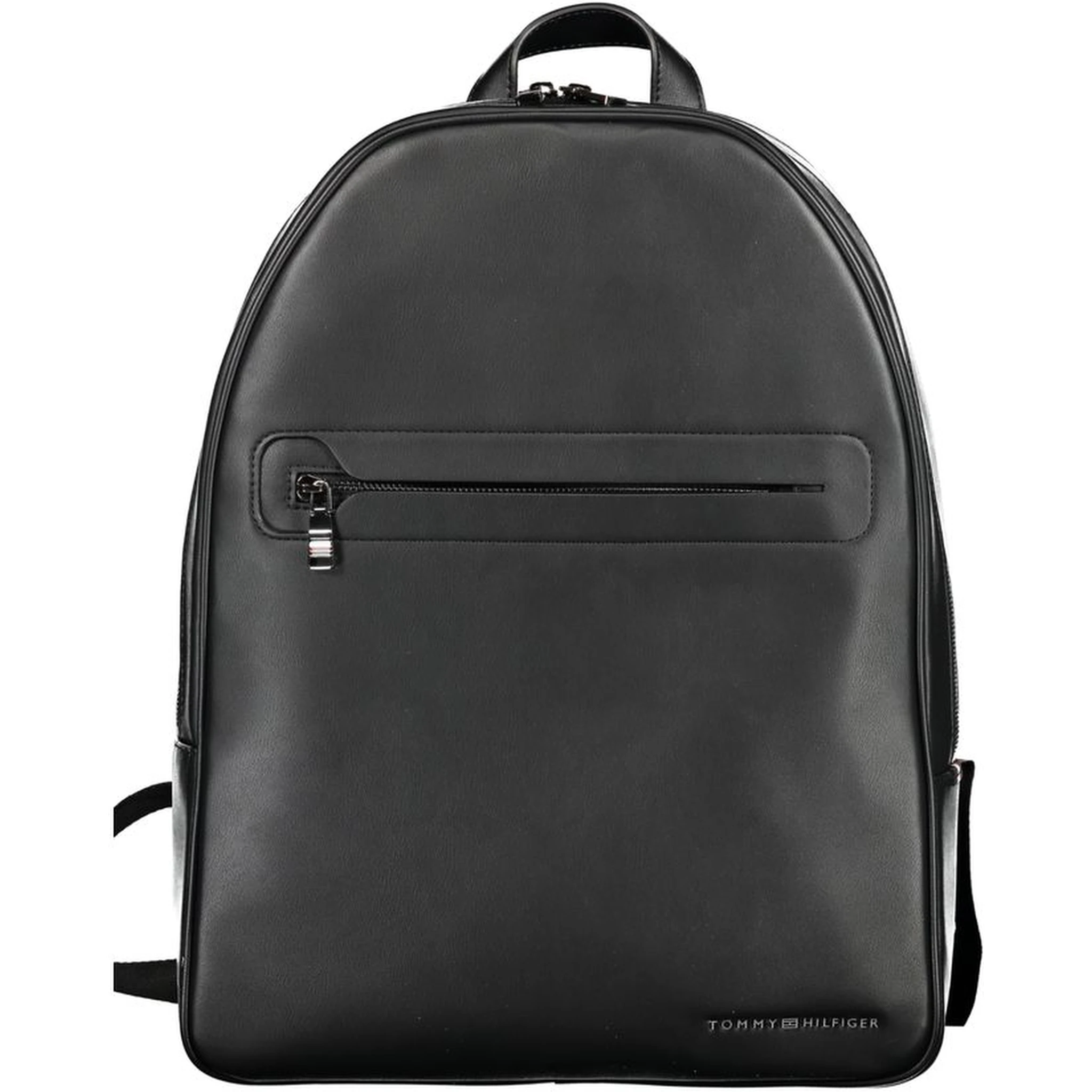 Black Polyester Backpack