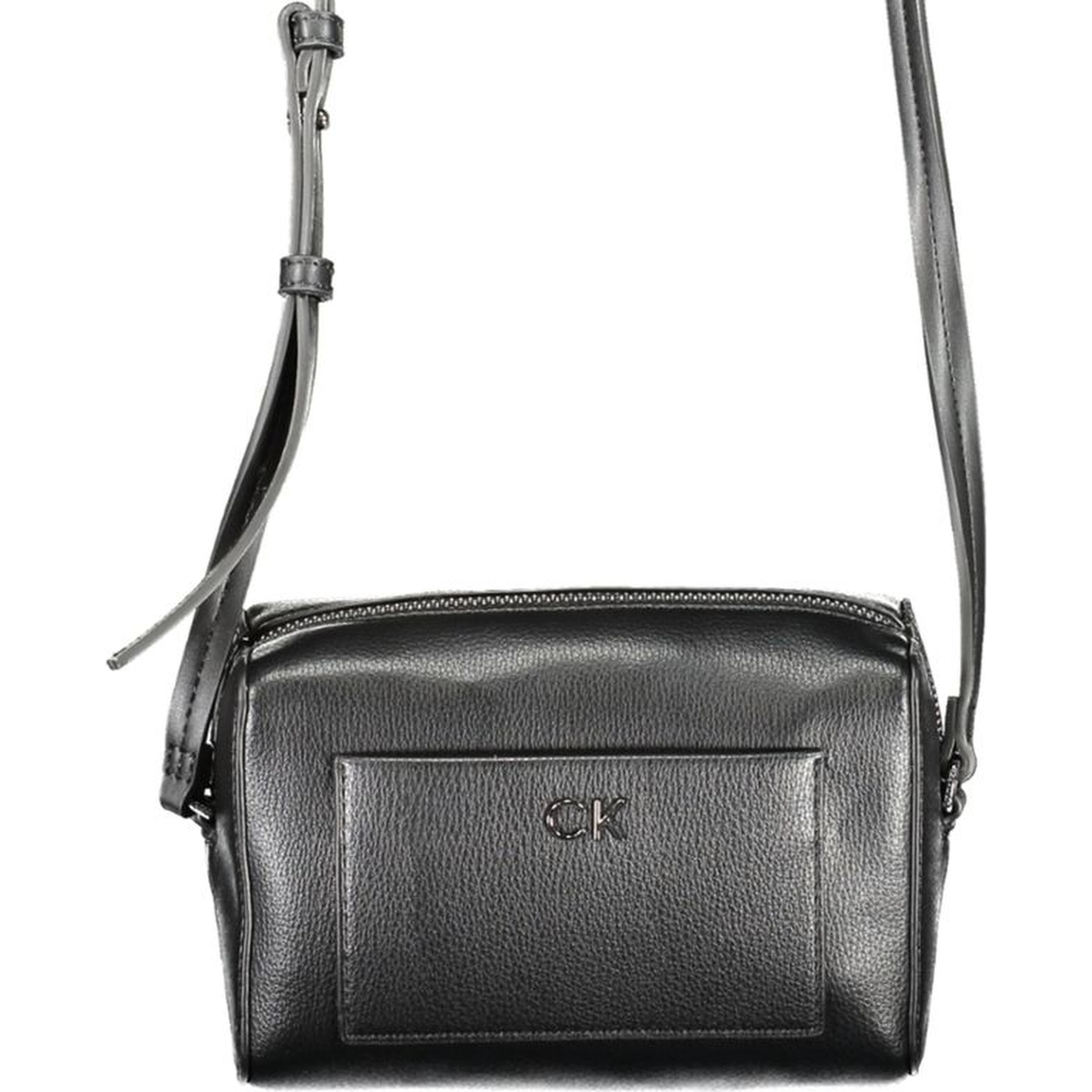 Black Polyester Handbag