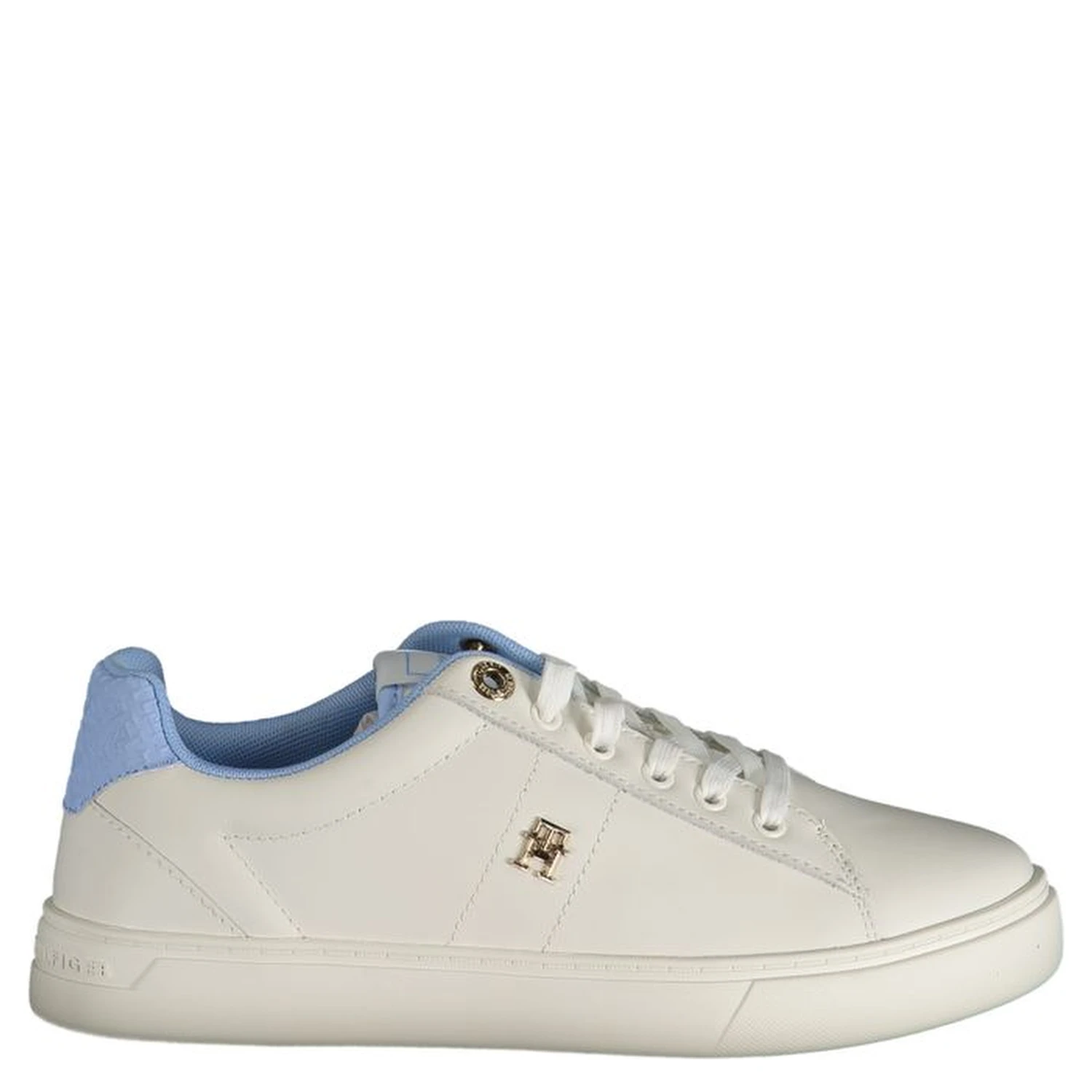 Blue Polyester Sneaker