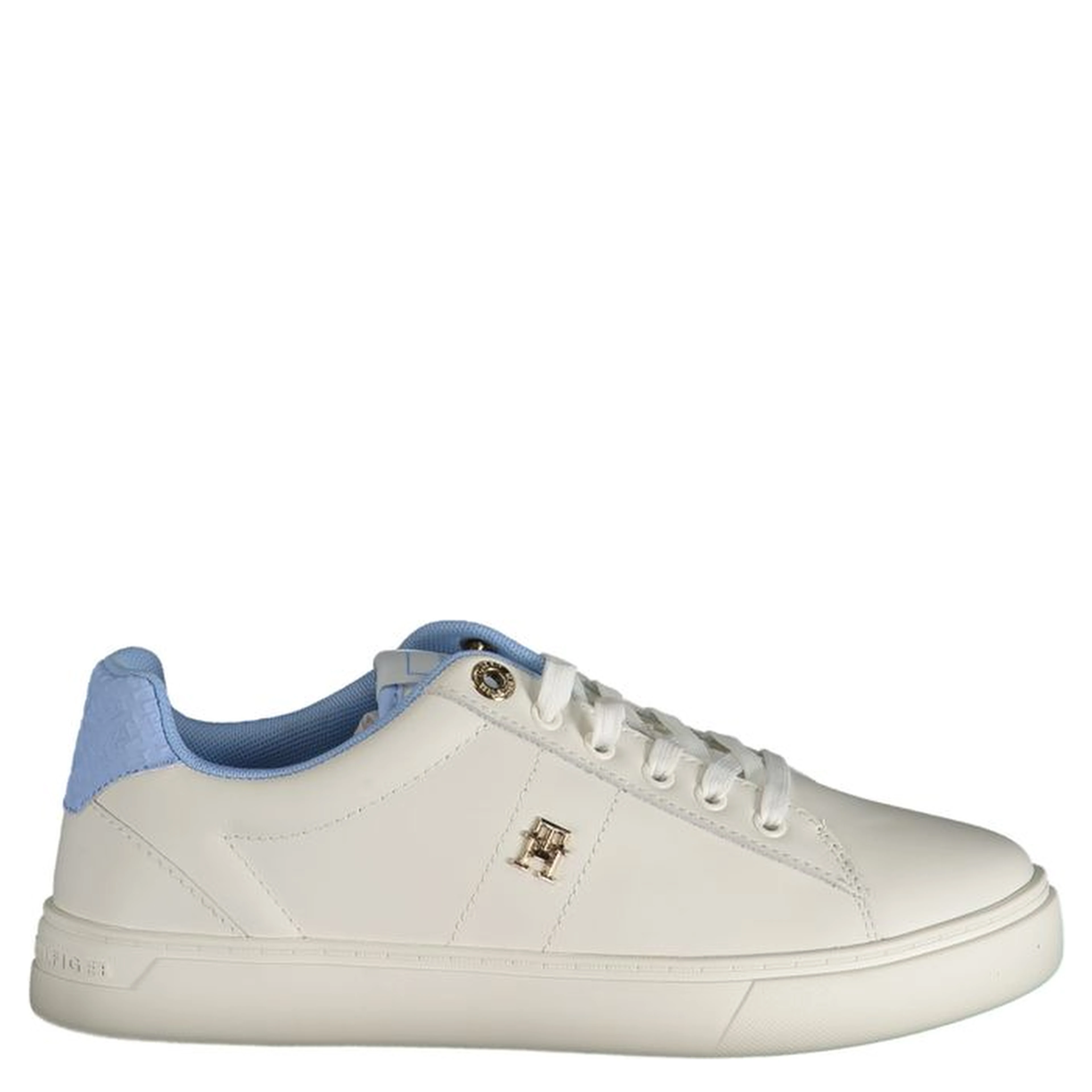 Blue Polyester Sneaker