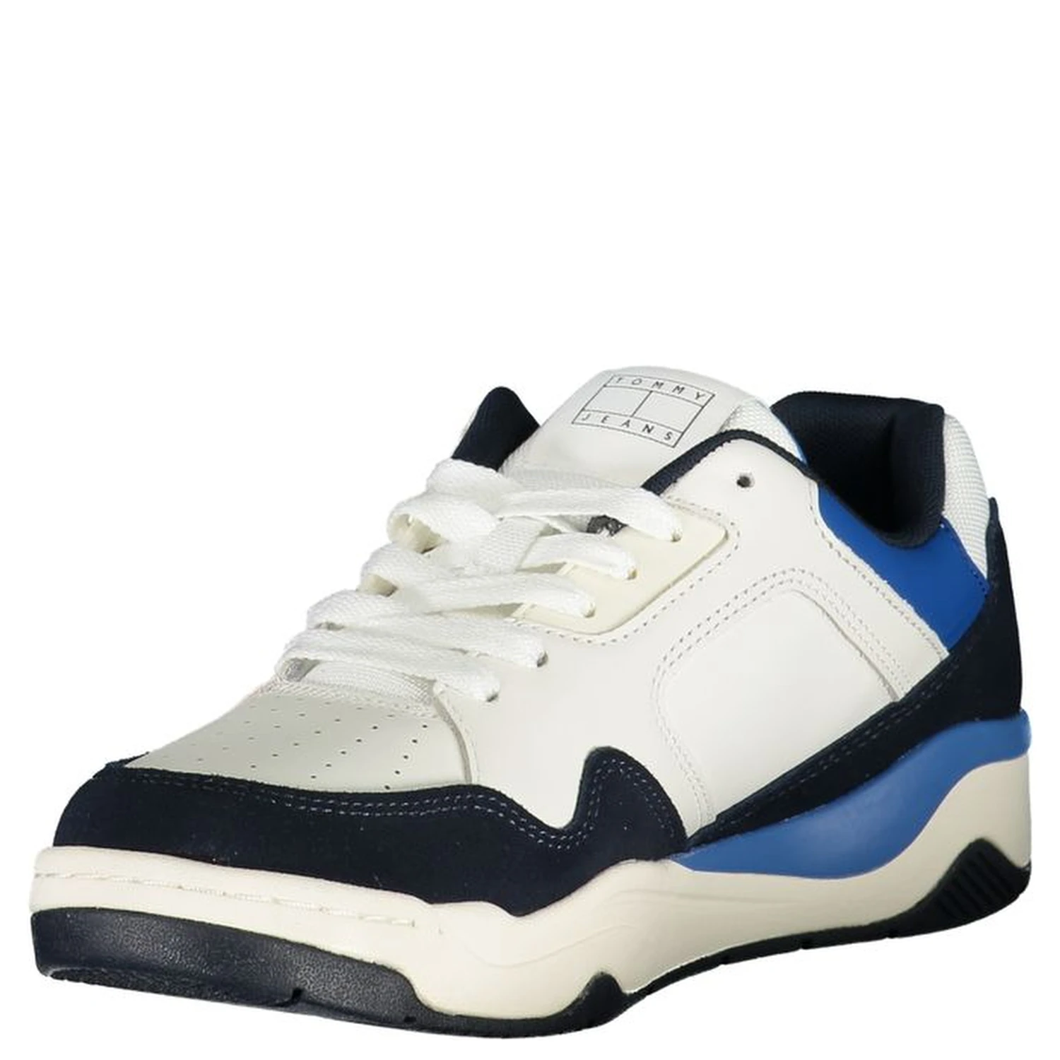 Blue Polyester Sneaker