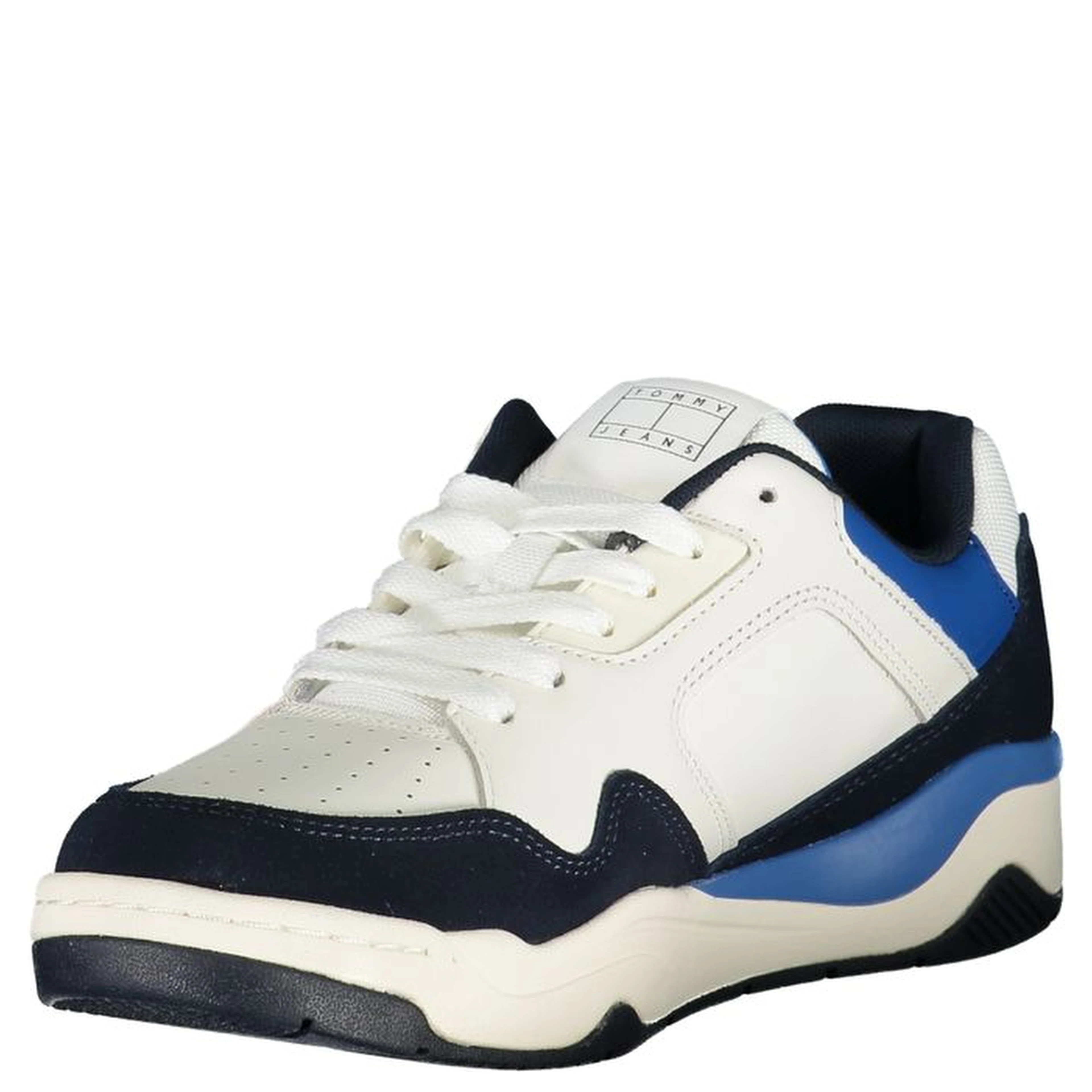 Blue Polyester Sneaker