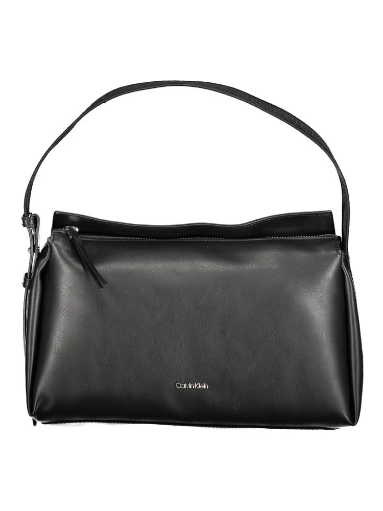 Black Polyester Handbag