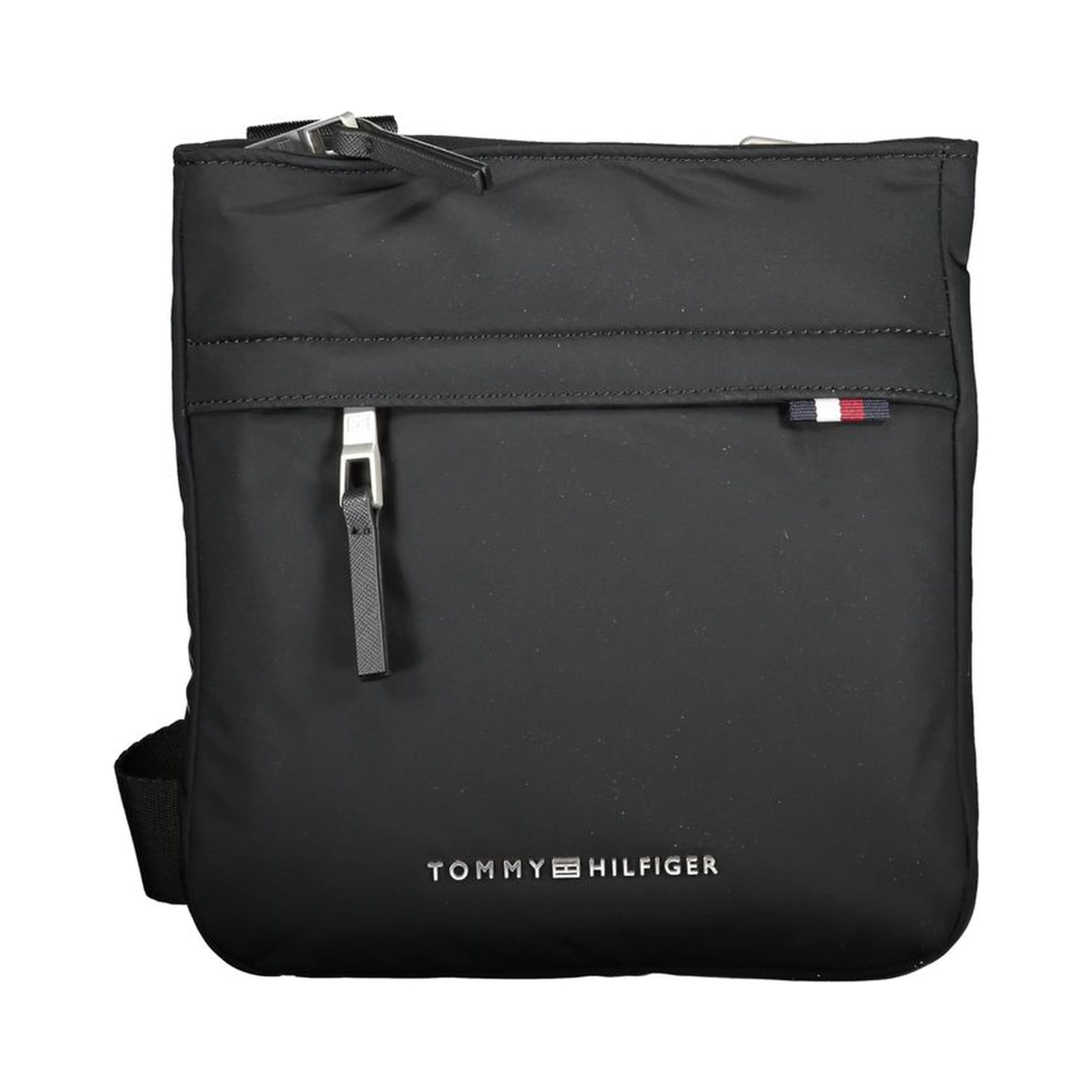 Black Polyester Shoulder Bag