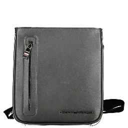 Black Polyethylene Shoulder Bag