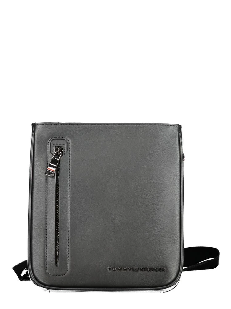 Black Polyethylene Shoulder Bag