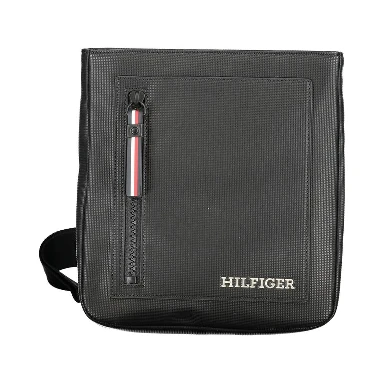 Black Polyethylene Shoulder Bag