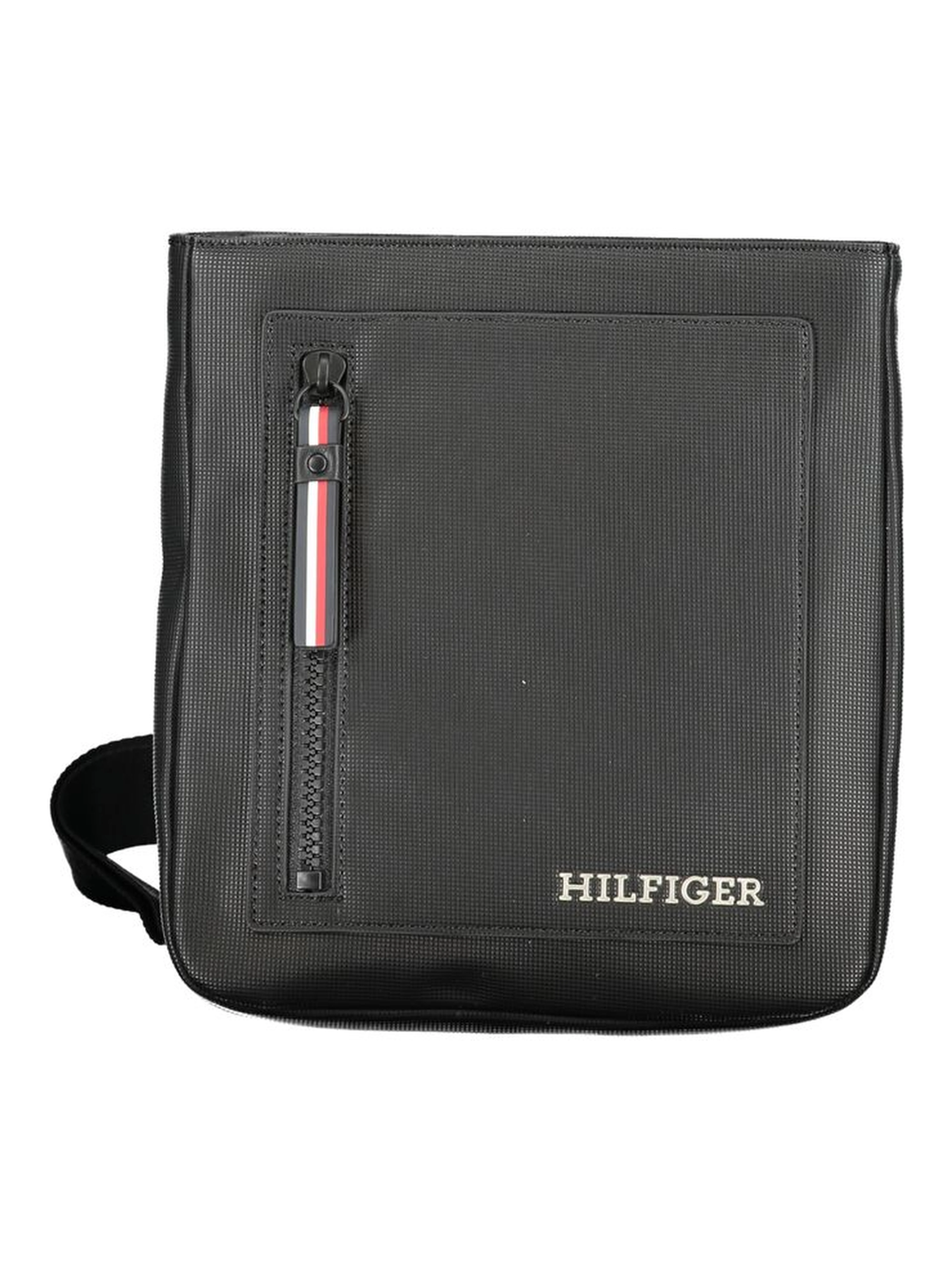 Black Polyethylene Shoulder Bag