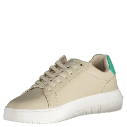Beige Polyester Sneaker