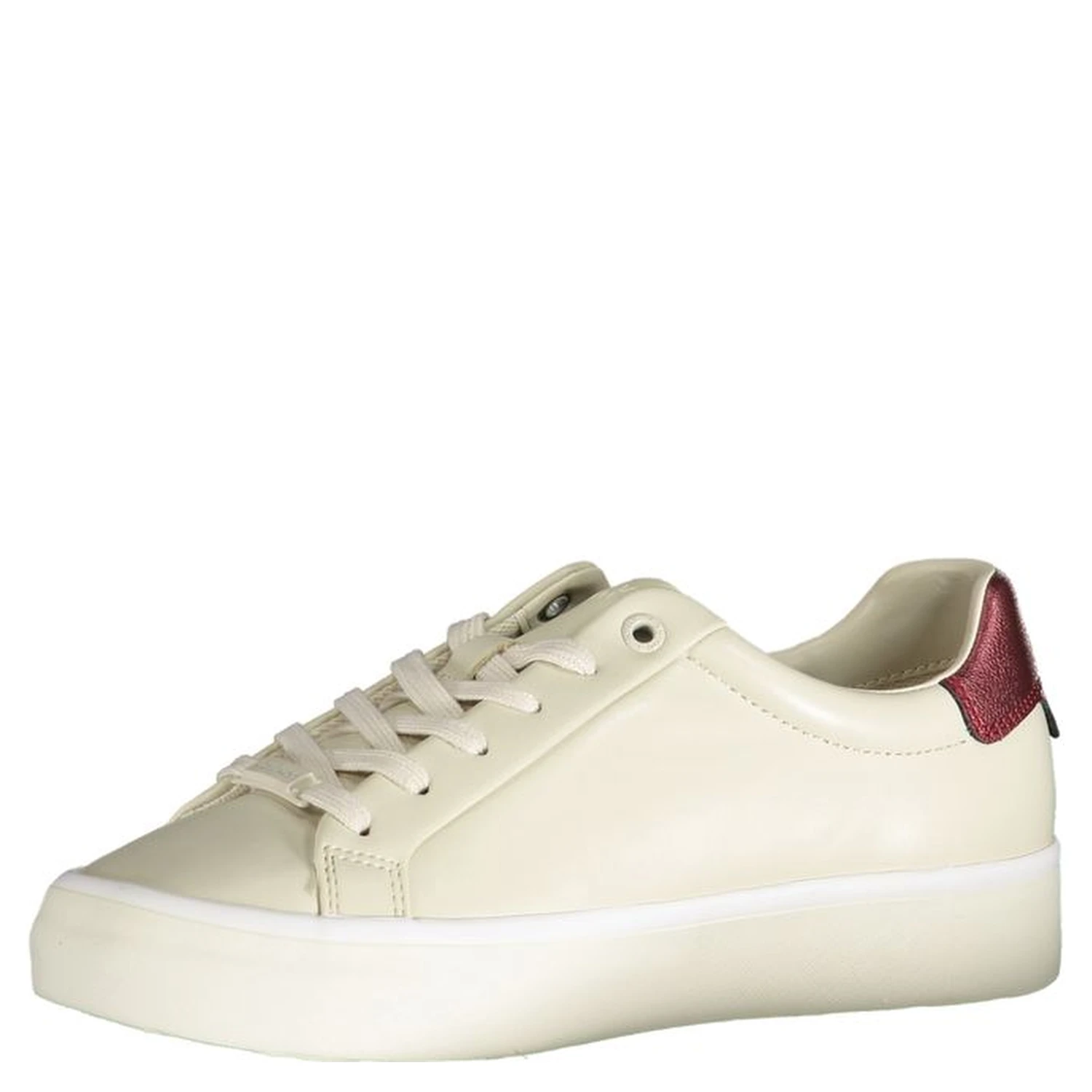 Beige Polyester Sneaker