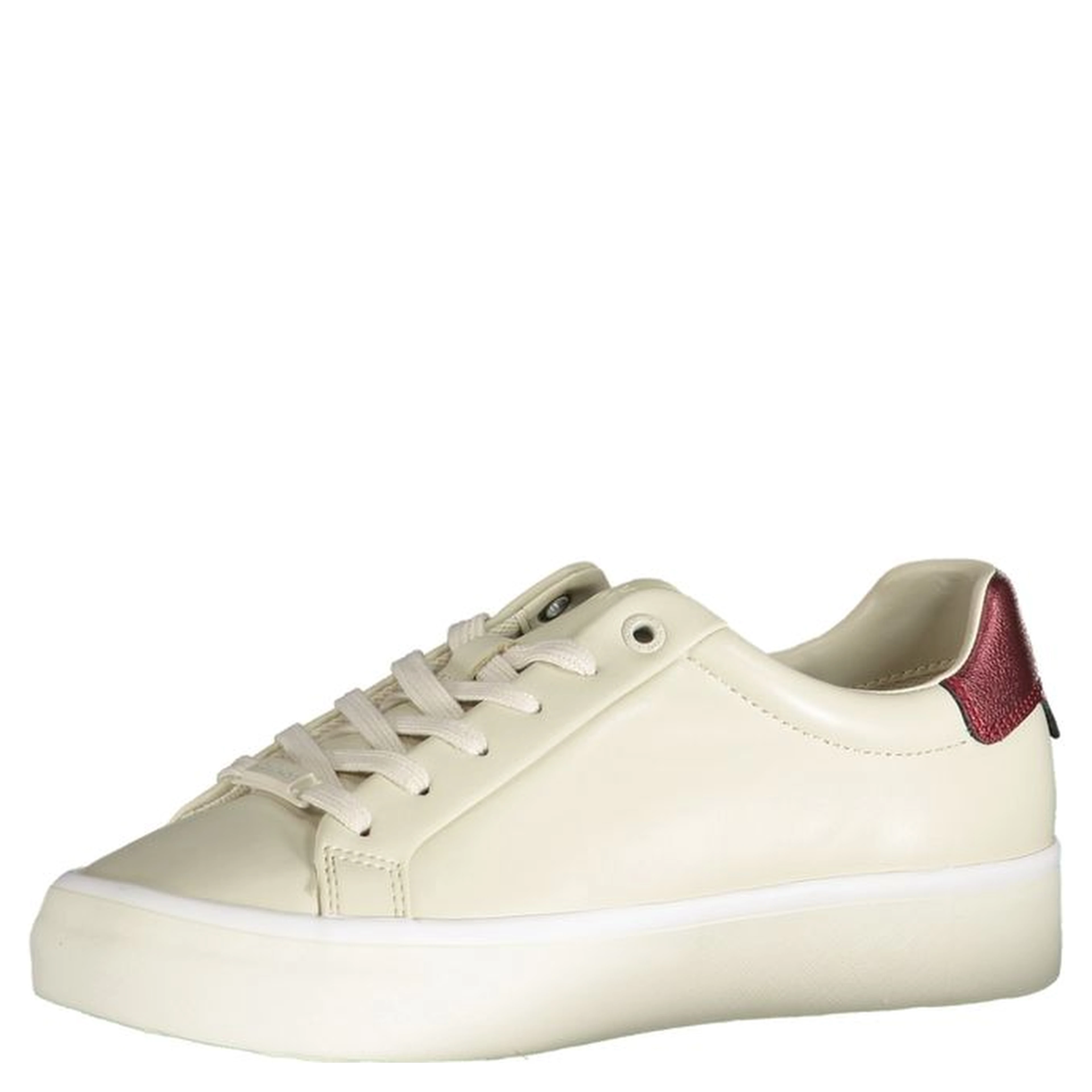 Beige Polyester Sneaker