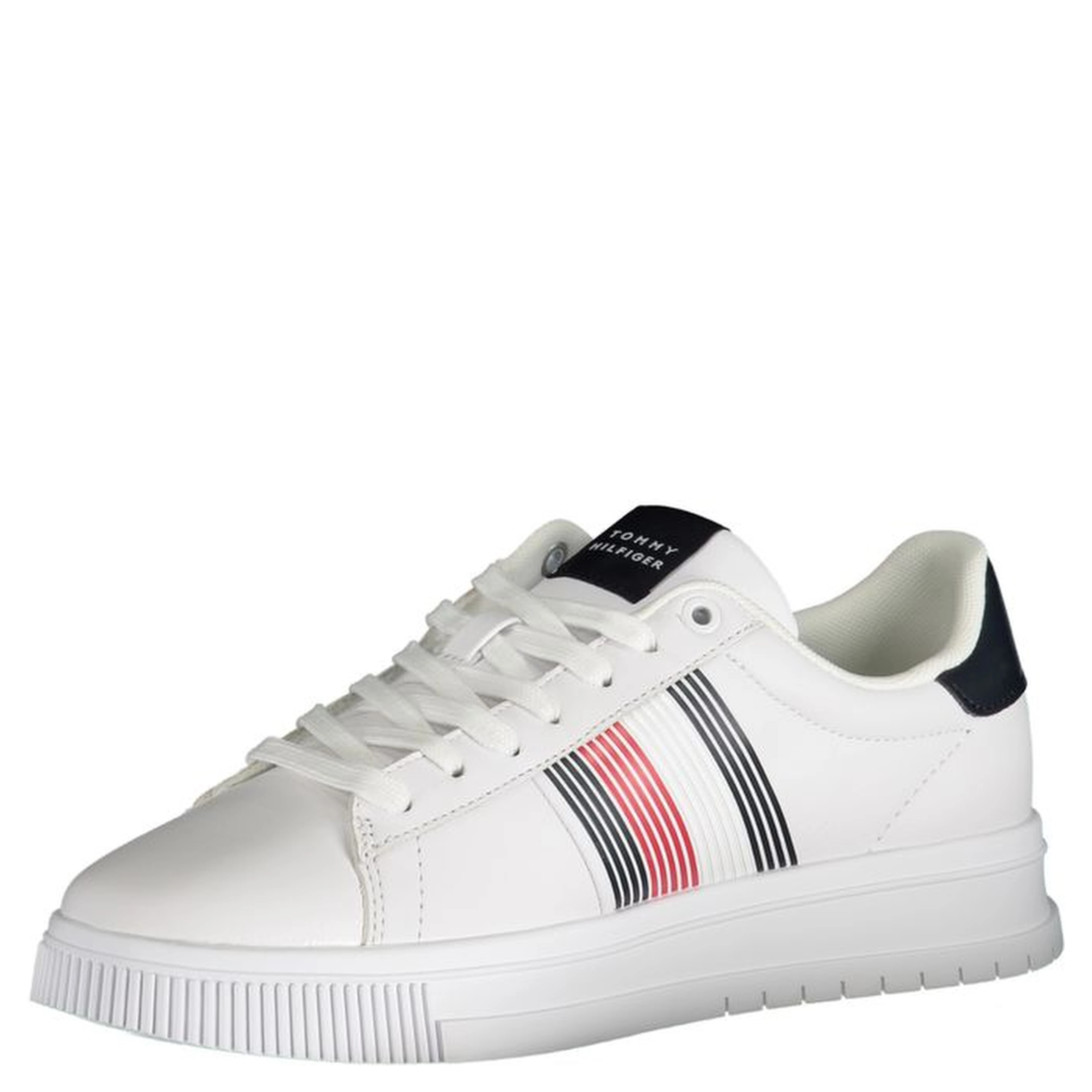 White Polyester Sneaker