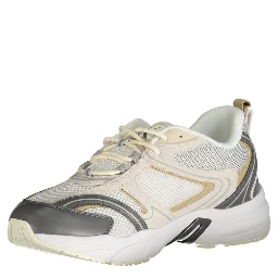 Beige Polyester Sneaker