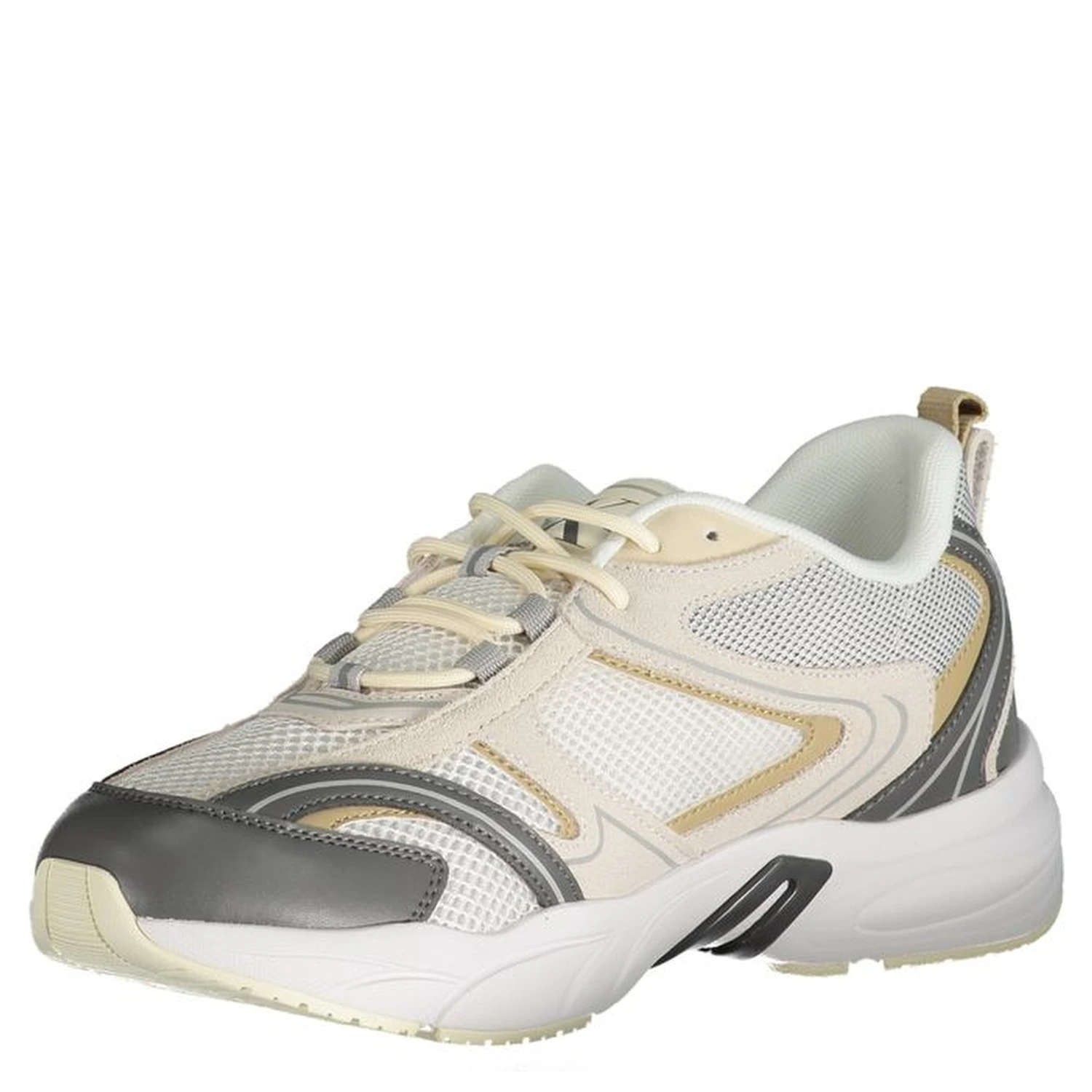Beige Polyester Sneaker