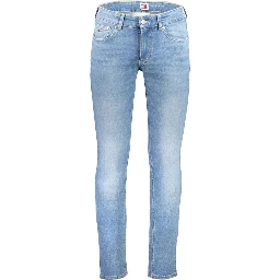 Blue Cotton Jeans Denim