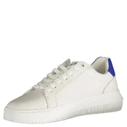 White Polyester Sneaker