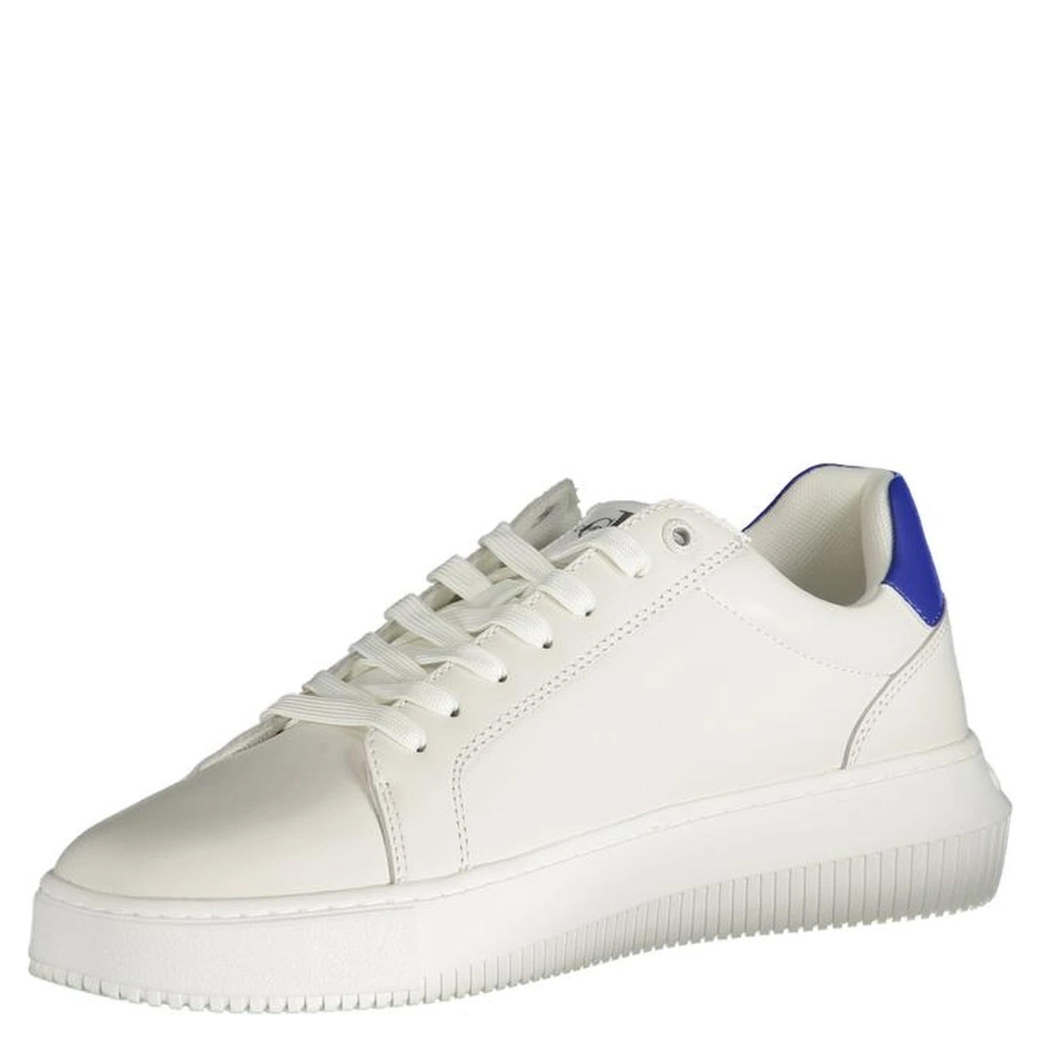 White Polyester Sneaker