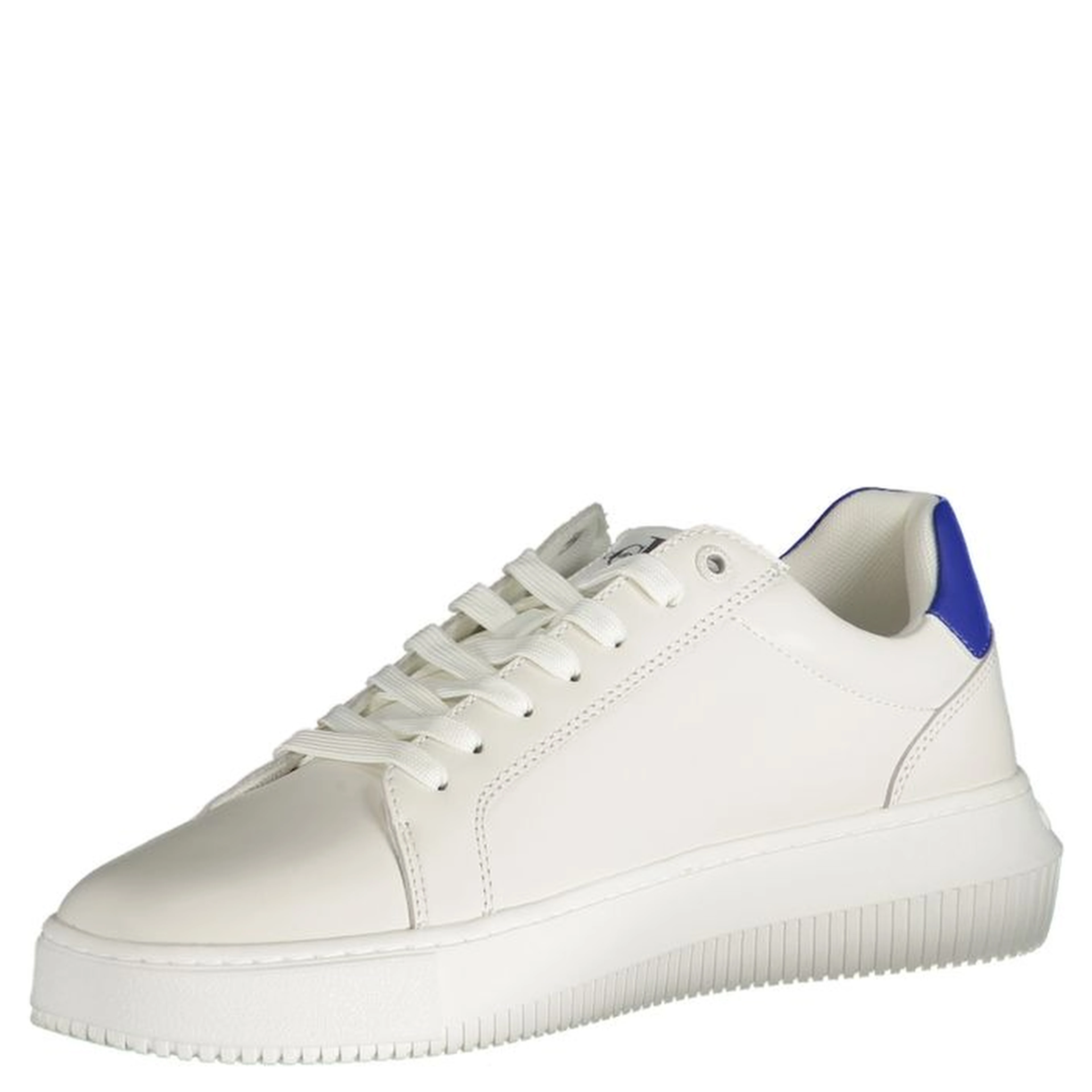 White Polyester Sneaker