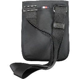 Black Polyester Shoulder Bag
