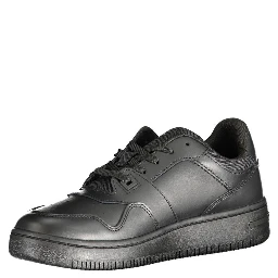 Black Polyester Sneaker