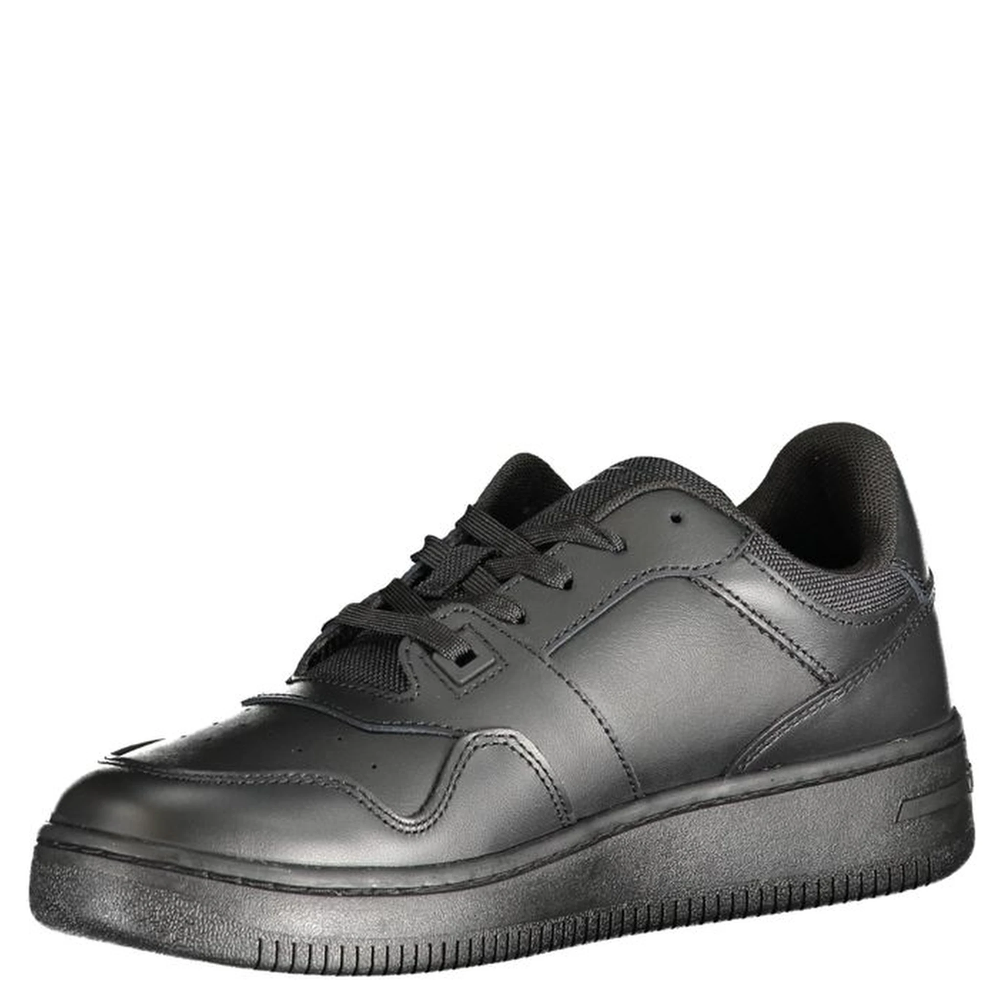 Black Polyester Sneaker