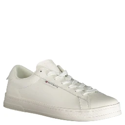 White Polyester Sneaker