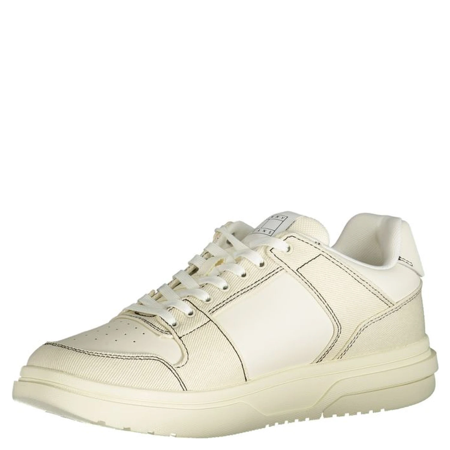 White Polyester Sneaker