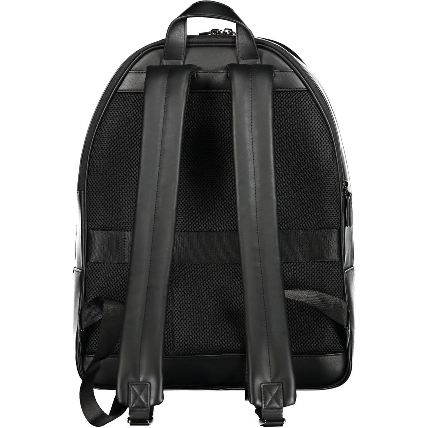 Black Polyester Backpack