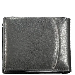 محفظة جلدية سوداء